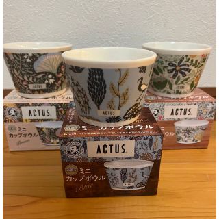 アクタス(ACTUS)の新品 BOSS ACTUS ミニカップボウル 3個セット(食器)