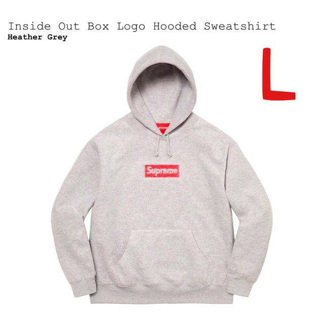 Supreme(シュプリーム)のSupreme Inside Out Box Logo Hooded L メンズのトップス(パーカー)の商品写真