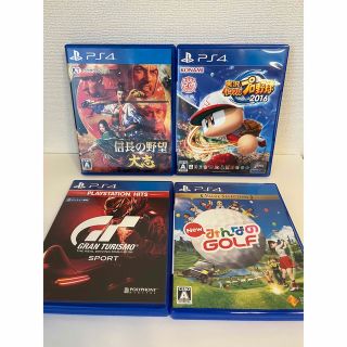 プレイステーション4(PlayStation4)のPS4 ソフト4本セット　まとめ売り(家庭用ゲームソフト)