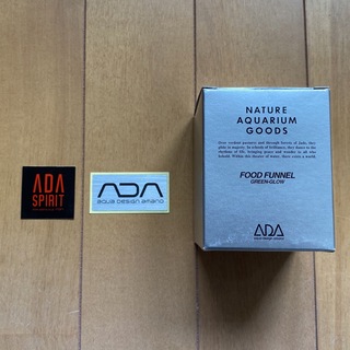 アクアデザインアマノ(Aqua Design Amano)のADA    新品　フードファネル ＋ ステッカー　アクアデザインアマノ(アクアリウム)