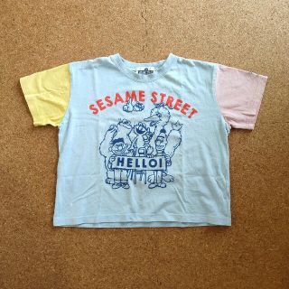 セサミストリート(SESAME STREET)のセサミストリート⭐カラーブロックTシャツ⭐120cm(Tシャツ/カットソー)