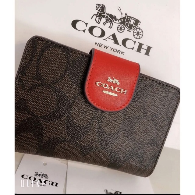 【新品未使用】COACH コーチ 2つ折り 財布  C0082