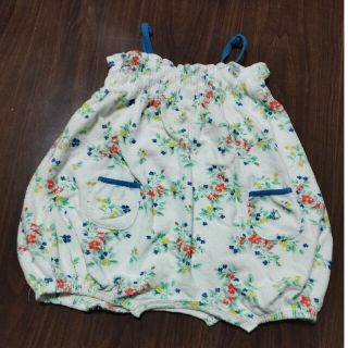 プチバトー(PETIT BATEAU)のPETITBATEAU　綿１００％花柄ワンピース（送料込）(ワンピース)