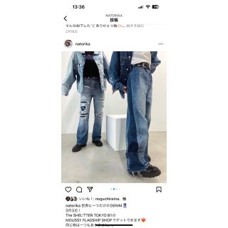 マウジー(moussy)のSHELTER TOKYO限定一点物　デニム(デニム/ジーンズ)