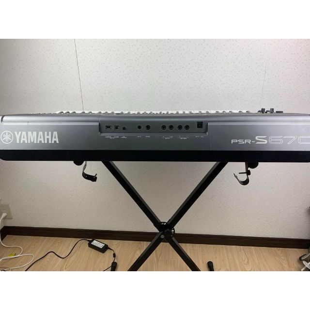 ヤマハ(ヤマハ)のYAMAHA　電子キーボード PSR-S670　MIDI シンセサイザー　61鍵 楽器の鍵盤楽器(キーボード/シンセサイザー)の商品写真