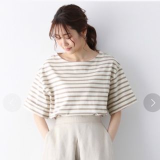 グローバルワーク(GLOBAL WORK)の【新品未使用】グローバルワーク USAコットンBIG-Ｔ バニラベージュ(Tシャツ(半袖/袖なし))