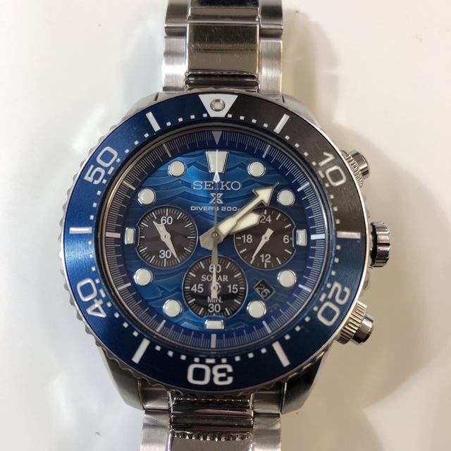 新品 SEIKO PROSPEX DIVER SCUBA SOLAR 腕時計