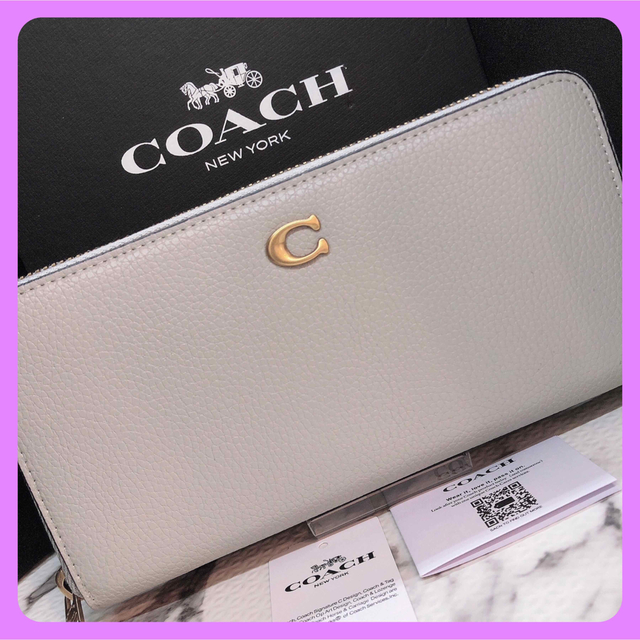 COACH(コーチ)の【新品未使用】コーチ アコーディオンジップウォレット 長財布 レディースのファッション小物(財布)の商品写真