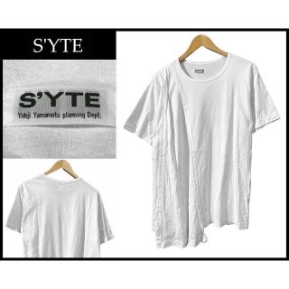 ヨウジヤマモト(Yohji Yamamoto)の専用　S'YTE サイト ヨウジヤマモト 18ss アシンメトリー Tシャツ L(Tシャツ/カットソー(半袖/袖なし))