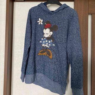 ディズニー(Disney)のミニー　刺繍パーカー(パーカー)