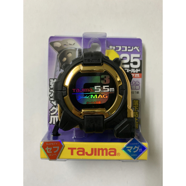 Tajima(タジマ)のタジマ スケール ゴールドロック マグ爪25 SFG3GLM25-55BL×1個 スポーツ/アウトドアの自転車(工具/メンテナンス)の商品写真