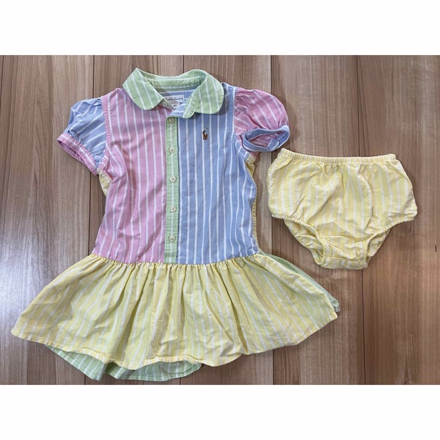 POLO RALPH LAUREN(ポロラルフローレン)のラルフローレン　ワンピース　18 months 85cm キッズ/ベビー/マタニティのベビー服(~85cm)(ワンピース)の商品写真