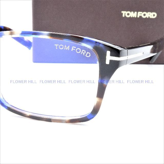 TOM FORD(トムフォード)のトムフォード メガネ TF5663-B 056 ブルーハバナ ブルーライトカット メンズのファッション小物(サングラス/メガネ)の商品写真