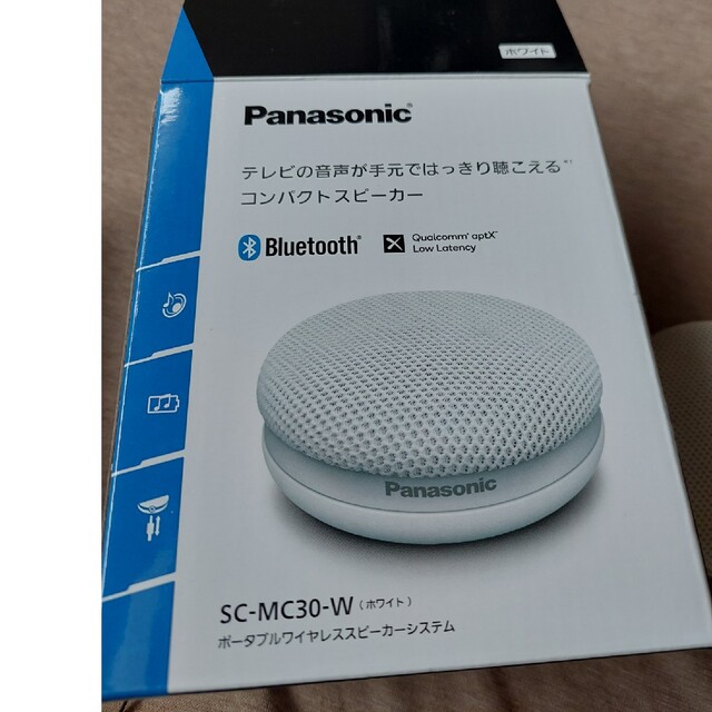 Panasonic  ポータブルワイヤレススピーカー Bluetooth対応91mm本体高さ