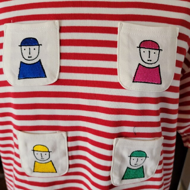 PICONE　ピッコーネ　ボーダーTシャツ レディースのトップス(Tシャツ(半袖/袖なし))の商品写真