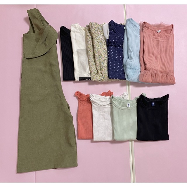 UNIQLO(ユニクロ)の110　女の子　まとめ売り　春夏　UNIQLO　GU等 キッズ/ベビー/マタニティのキッズ服女の子用(90cm~)(ワンピース)の商品写真