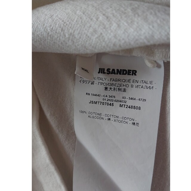 Jil Sander(ジルサンダー)のsizeXXL ジルサンダー Tシャツ メンズのトップス(Tシャツ/カットソー(半袖/袖なし))の商品写真