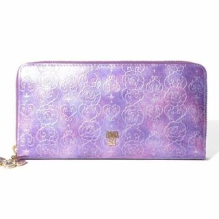 アナスイ(ANNA SUI)の【美品】ANNA SUI　ローズハート ラウンド長財布(財布)