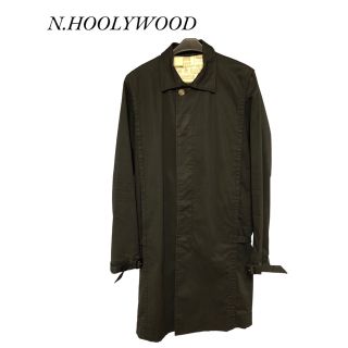 n.hoolywood ステンカラーコート オーバサイズ-