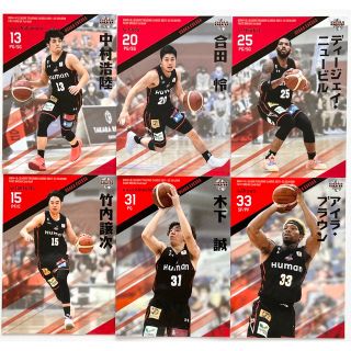 B.LEAGUE BBM カード 2022 　大阪エヴェッサ　6枚セット(シングルカード)