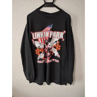 【値下げ不可】古着 90s LINKIN PARK ロンＴ(Tシャツ/カットソー(七分/長袖))