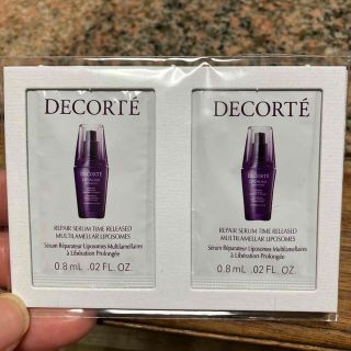 コスメデコルテ(COSME DECORTE)のデコルテリポソーム　アドバンストリペアセラム美容液　サンプル　0.8mL✖️2(美容液)