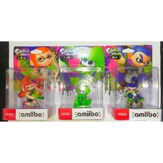 ニンテンドースイッチ(Nintendo Switch)のamiibo ガール イカ ボーイ スプラトゥーン トリプルセットと同構成(ゲームキャラクター)