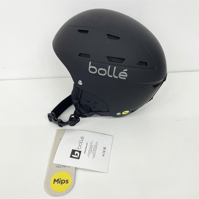 bolle(ボレー)のボレー ジュニア スノーヘルメット MIPSテクノロジー搭載 bolle 黒 スポーツ/アウトドアのスノーボード(ウエア/装備)の商品写真