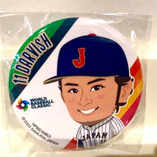 WBC 公式　缶バッジ　11 ダルビッシュ有選手(記念品/関連グッズ)