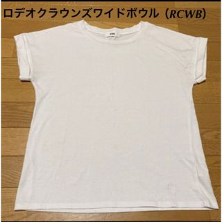 ロデオクラウンズワイドボウル(RODEO CROWNS WIDE BOWL)のロデオクラウンズワイドボウル　白Tシャツ(Tシャツ(半袖/袖なし))