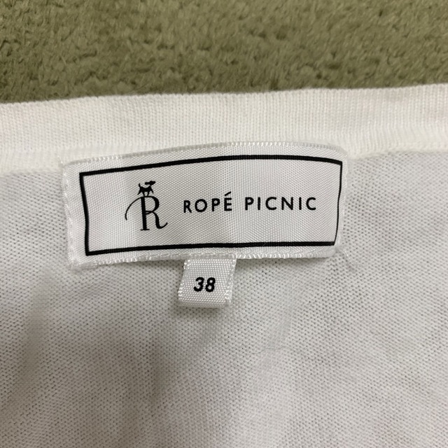 Rope' Picnic(ロペピクニック)のROPE PICNIC カーディガン 白 M レディースのトップス(カーディガン)の商品写真