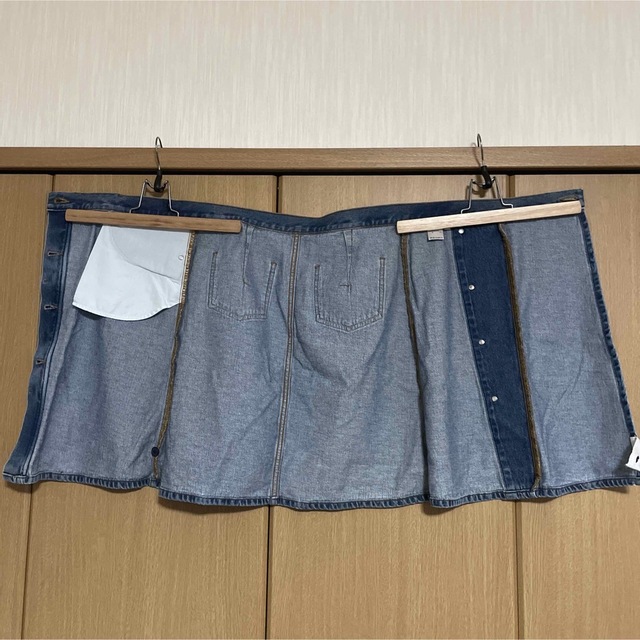 GU(ジーユー)のデニムスカート レディースのスカート(ひざ丈スカート)の商品写真