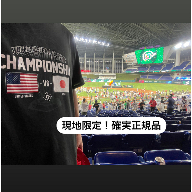 MLB(メジャーリーグベースボール)の激レア！WBCマイアミ限定Tシャツ スポーツ/アウトドアの野球(記念品/関連グッズ)の商品写真