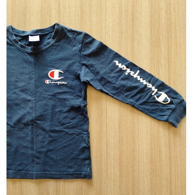 Champion(チャンピオン)の【チャンピオン】ビックロゴロンＴ キッズ/ベビー/マタニティのキッズ服男の子用(90cm~)(Tシャツ/カットソー)の商品写真