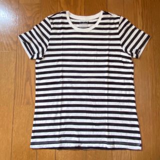 ムジルシリョウヒン(MUJI (無印良品))の無印良品　ボーダーTシャツ(Tシャツ(半袖/袖なし))