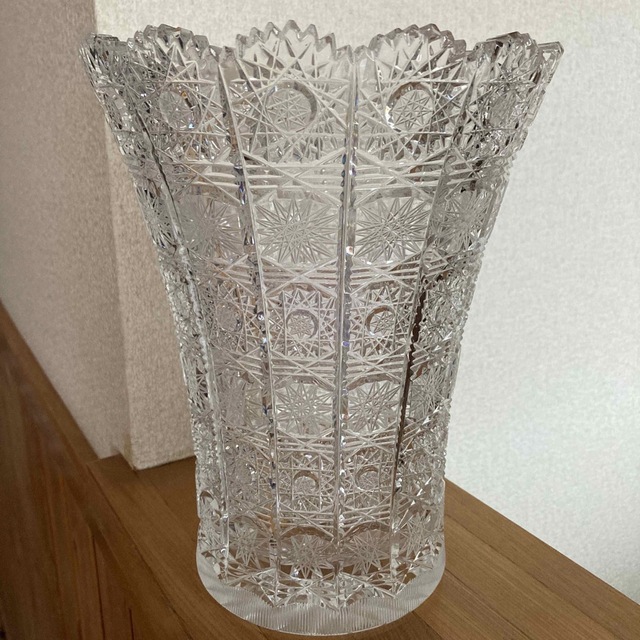 BOHEMIA Cristal - ボヘミアングラス ガラス花瓶 フラワーベース 花器