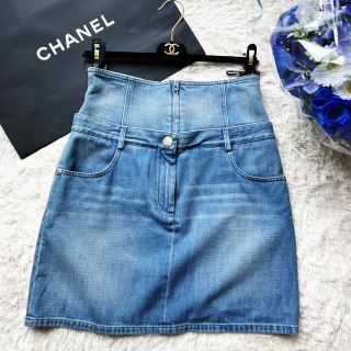 通販 未使用 タグ付き CHANEL シャネル デニム お刺繍 ワッペン