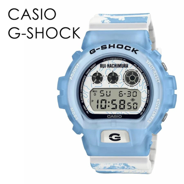 カシオ Gショック 八村塁モデル 腕時計 DW-6900RH- 安いそれに目立つ