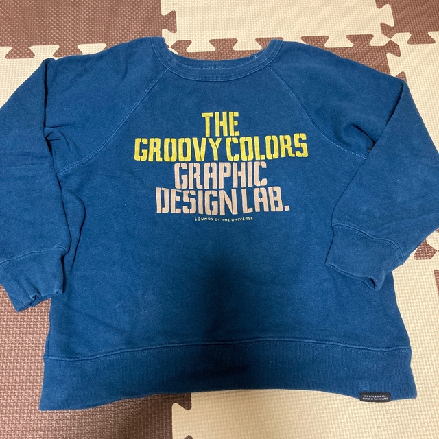 Groovy Colors(グルービーカラーズ)のスウェット Groovy Colors 120 キッズ/ベビー/マタニティのキッズ服男の子用(90cm~)(Tシャツ/カットソー)の商品写真