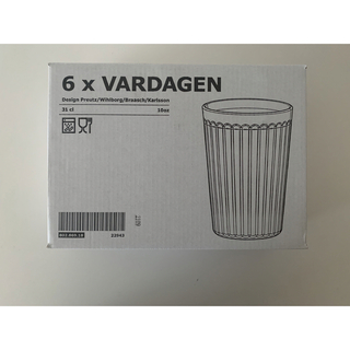 イケア(IKEA)の【ERI様専用】IKEA VARDAGEN 6個セット(グラス/カップ)