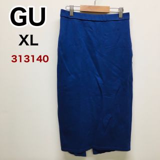 ジーユー(GU)のGU カットソータイトスカート　XL  313140(ロングスカート)