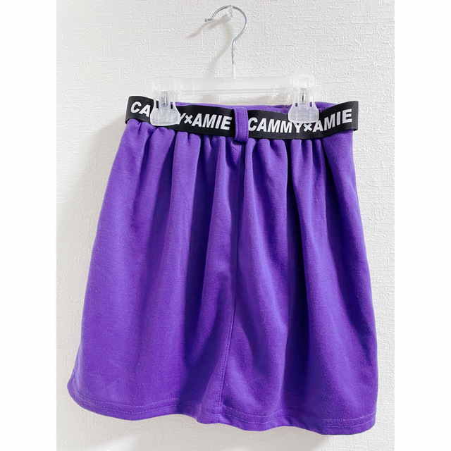 ‪♡紫のスカート‪♡ キッズ/ベビー/マタニティのキッズ服女の子用(90cm~)(スカート)の商品写真