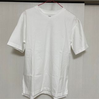 ユニクロ(UNIQLO)のユニクロTシャツ　メンズSサイズ　白(Tシャツ/カットソー(半袖/袖なし))