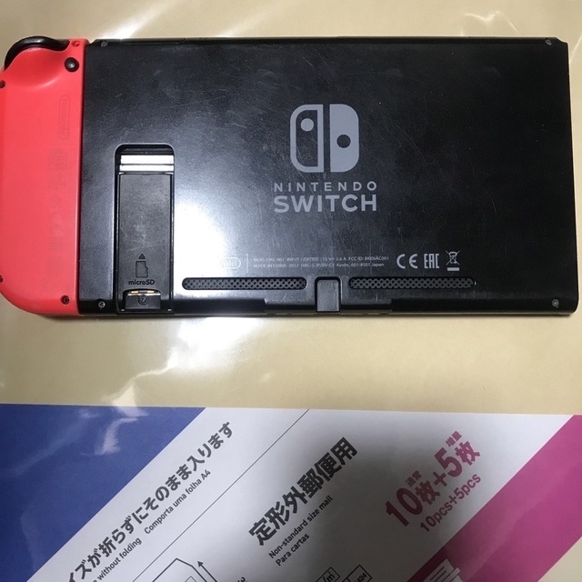 Switch本体　Joy-Con赤　ジャンク
