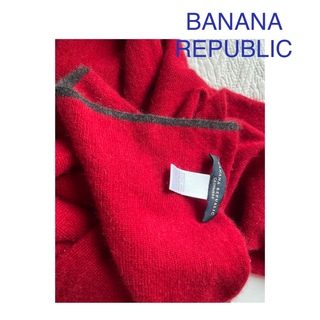 バナナリパブリック(Banana Republic)のカシミヤ マフラー　上品なレッド色(マフラー)