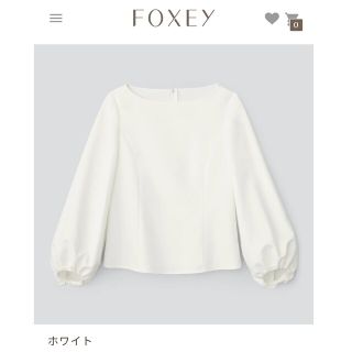 フォクシー(FOXEY)の✿ご予約品✿【新品】フォクシー "Spring Waltz" ホワイト 38(シャツ/ブラウス(長袖/七分))