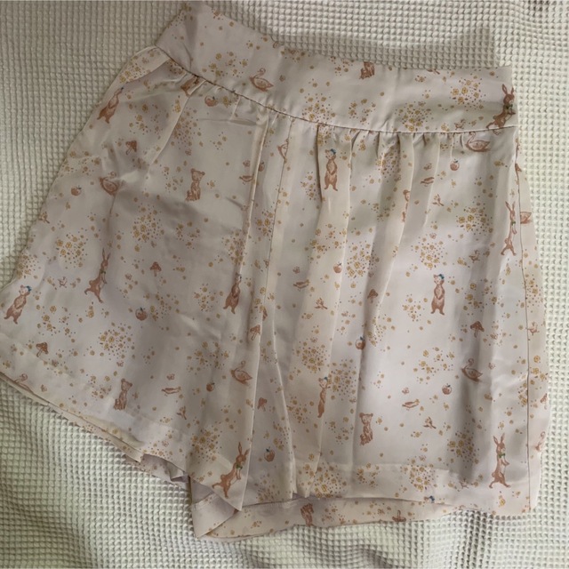 franche lippee(フランシュリッペ)のfranche lippee  ほんわかどうぶつキュロット レディースのパンツ(キュロット)の商品写真