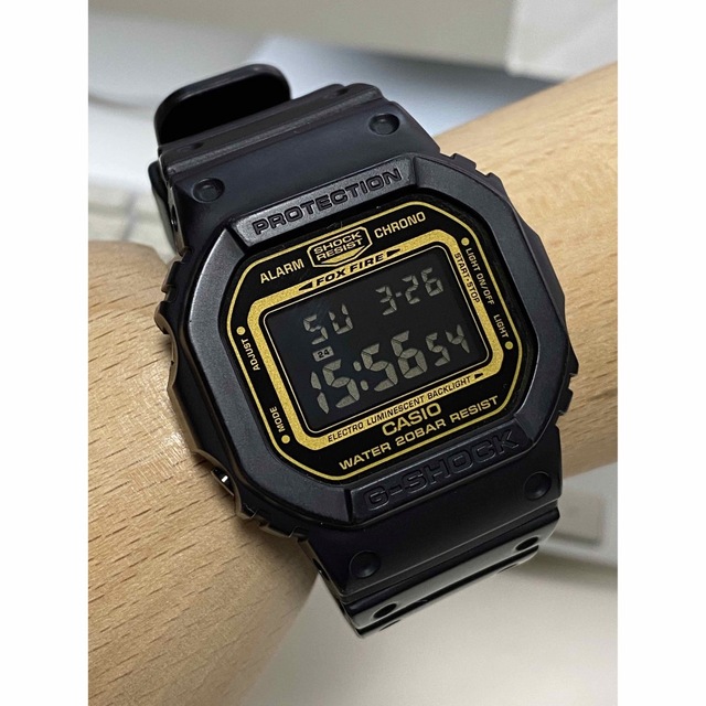 コラボ/G-SHOCK/アメリカンラグシー/DW-5600/限定/ゴールド/箱付