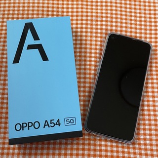 オッポ(OPPO)のOPPO A54 5G OPG02 シルバーブラック　新品未使用(スマートフォン本体)