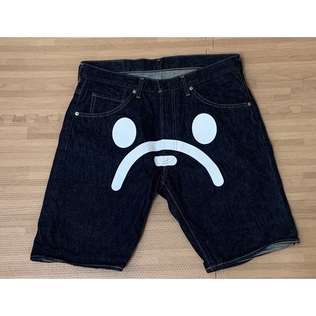 A BATHING APE エイプ デニムショートパンツ ハーフパンツ M